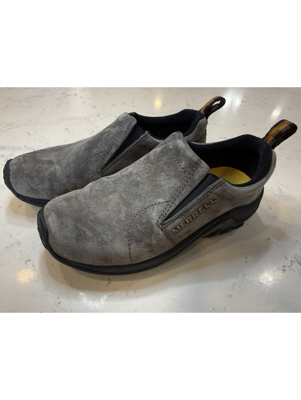 Merrell Jungle Moc Slip On Shoe Womens Size 7.5 Gunsmoke Dual Density J60788